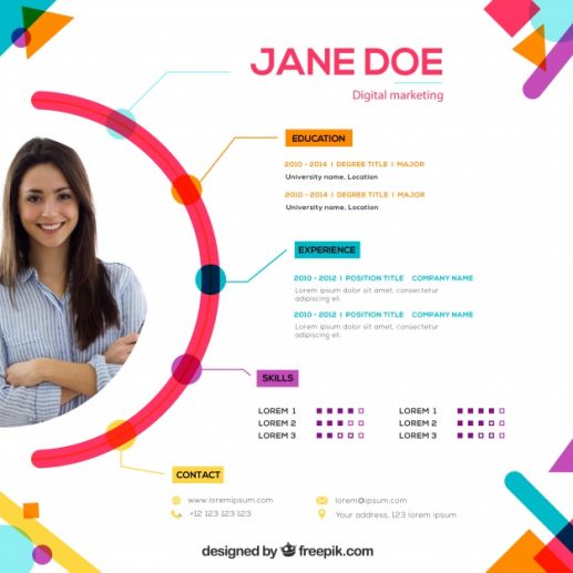 Przykład kreatywne CV