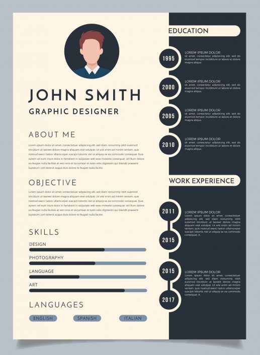Graficzne CV. Profesjonalny wzór dla branży prawniczej.