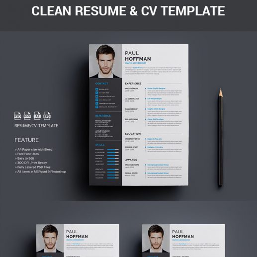 Szablon CV "Paul Hoffman" #65458
