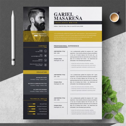 Szablon CV "Gariel Masarena" #76948