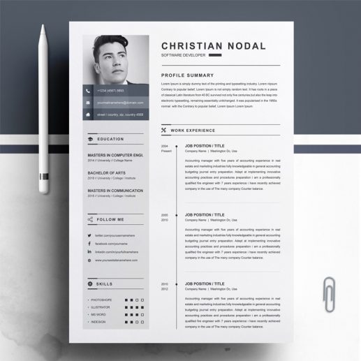 Szablon CV "Christian" #79231