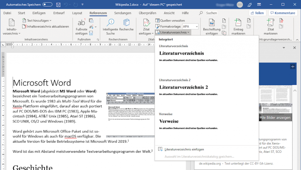 Program do CV - Microsoft Word